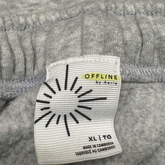 AERIE offlineSWEATPANTS WIDE LEG SIZE: L REGULAR - Picture 2 of 5